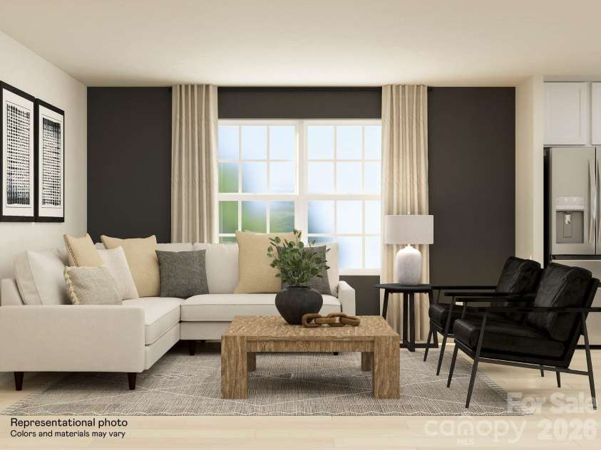 1838 Broom Maker Drive, Bessemer City, NC 28016.  MLS# CAR4414380, YatesRealty ID 43909. Living Room