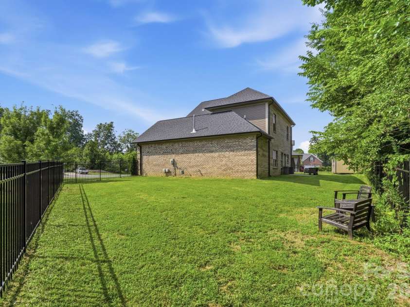 5361 Brickyard Terrace Court, Concord, NC 28027.  MLS# CAR4408847, YatesRealty ID 43910. Backyard