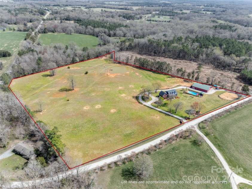 1790 Faires Road, Rock Hill, SC 29730.  MLS# CAR4235758, YatesRealty ID 4393. Beautiful land in a perfect location! Approximate lot lines.