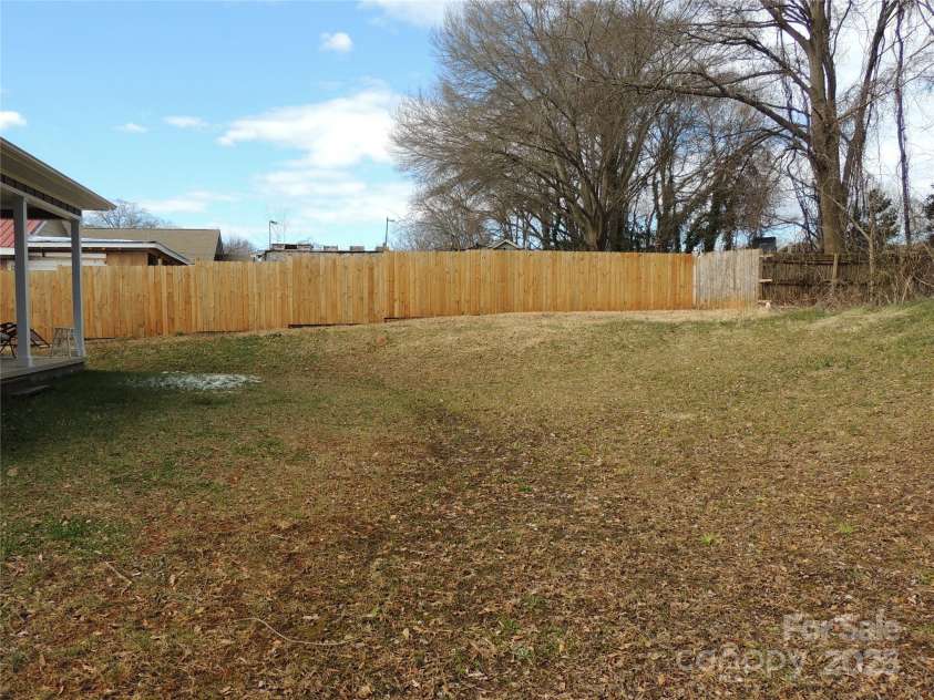 198 Reid Street, Forest City, NC 28043.  MLS# CAR4214901, YatesRealty ID 4394. Back Yard