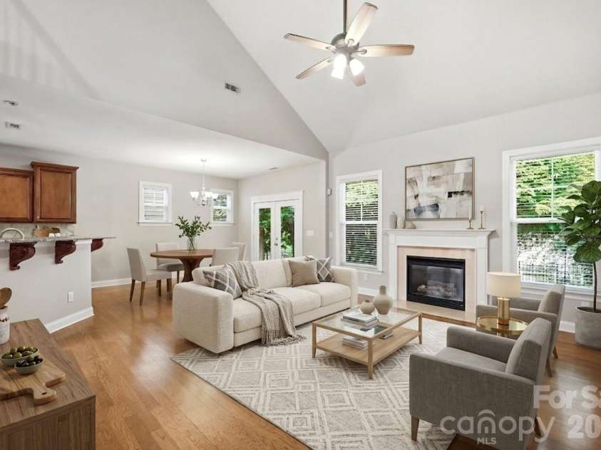 3016 Connells Point Avenue, Waxhaw, NC 28173.  MLS# CAR4413971, YatesRealty ID 43964. Virtually staged great room