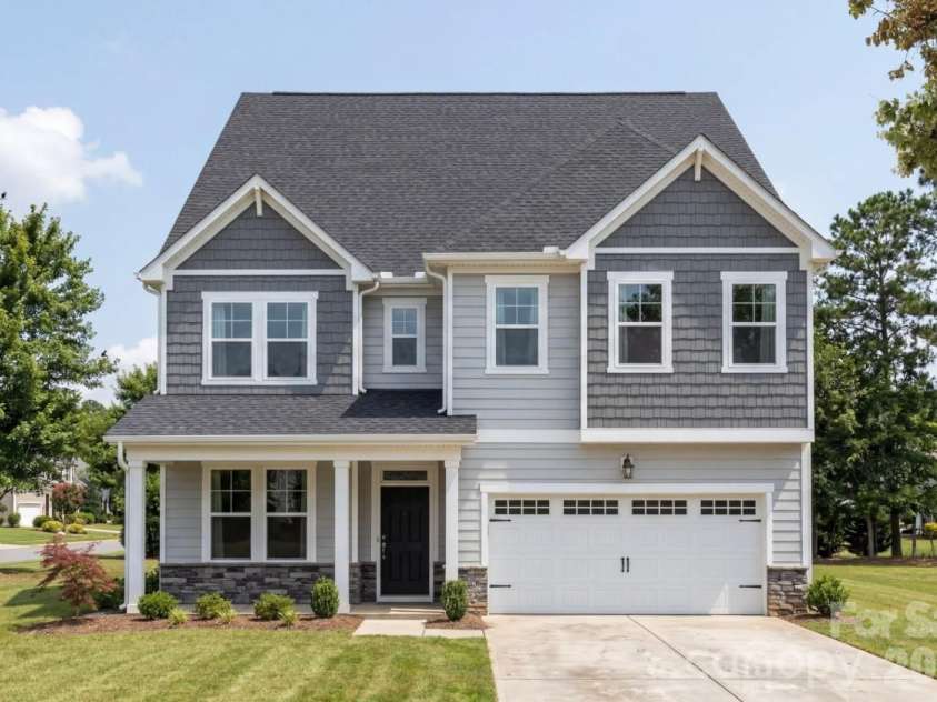 3030 Hayes Ridge Drive, Belmont, NC 28012.  MLS# CAR4412809, YatesRealty ID 43967. Aspen C front elevation