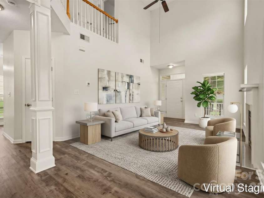 16034 Farmall Drive, Huntersville, NC 28078.  MLS# CAR4408520, YatesRealty ID 43982. Virtually staged