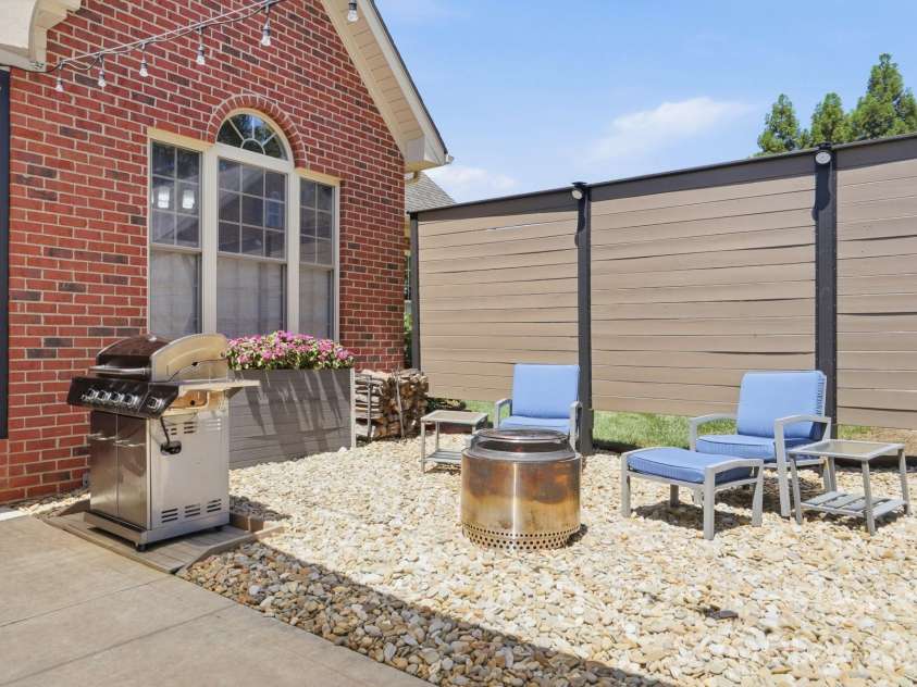 2712 Smith Field Drive, Monroe, NC 28110.  MLS# CAR4410000, YatesRealty ID 44005. Extended Patio