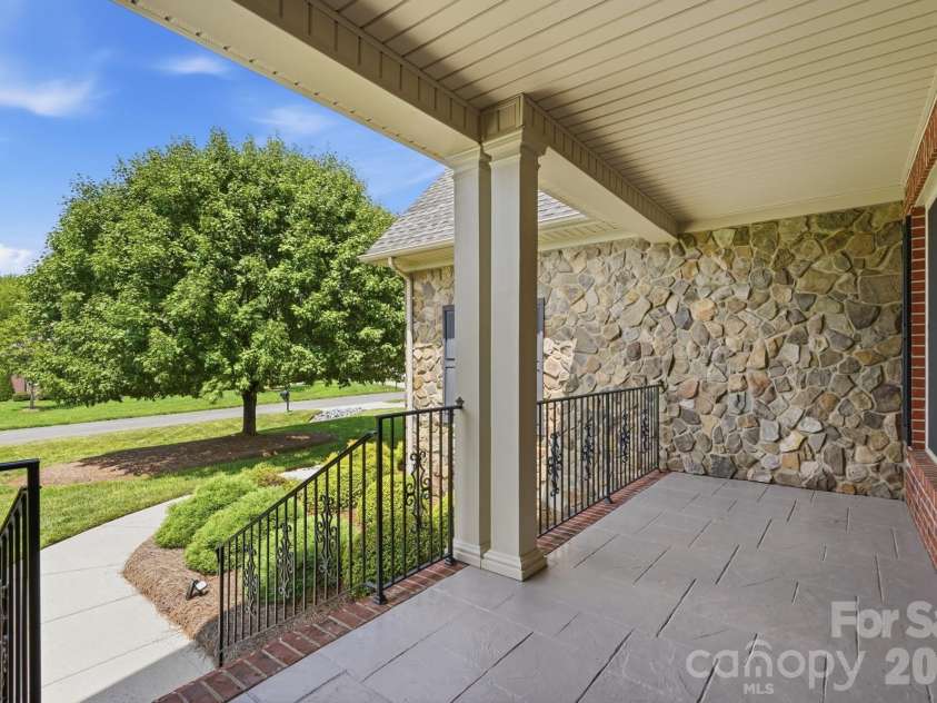 2712 Smith Field Drive, Monroe, NC 28110.  MLS# CAR4410000, YatesRealty ID 44005. Large Covered Front Porch