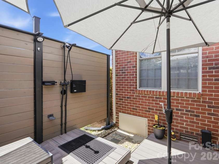 2712 Smith Field Drive, Monroe, NC 28110.  MLS# CAR4410000, YatesRealty ID 44005. Outdoor Shower