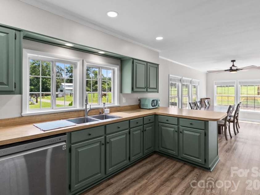 393 Cedar Grove Church Road, Vale, NC 28168.  MLS# CAR4413732, YatesRealty ID 44014. Kitchen area