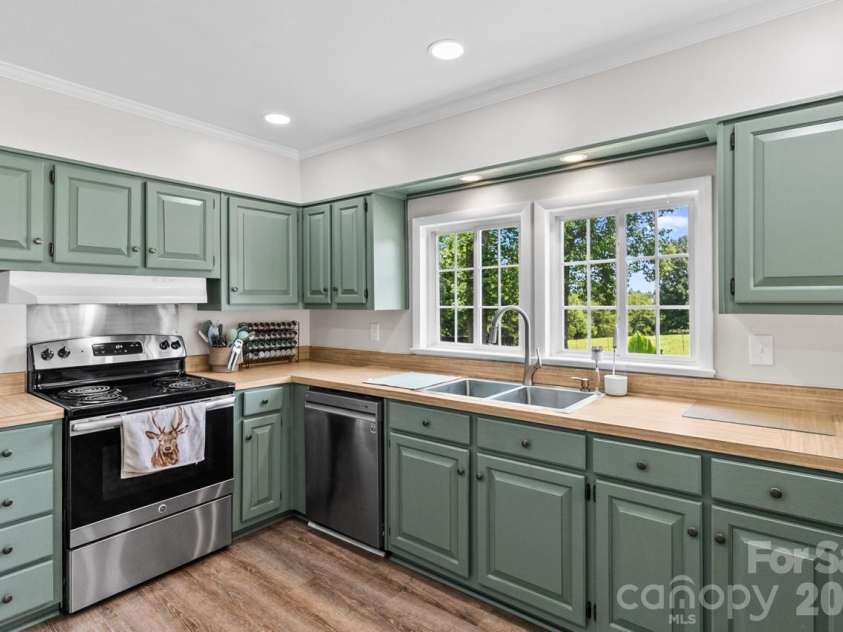 393 Cedar Grove Church Road, Vale, NC 28168.  MLS# CAR4413732, YatesRealty ID 44014. Kitchen area