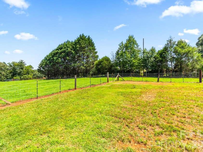 393 Cedar Grove Church Road, Vale, NC 28168.  MLS# CAR4413732, YatesRealty ID 44014. Second of three fields/ pastures