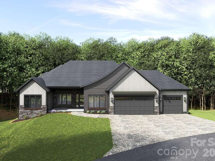67 Mont Clair Trail, Horse Shoe, NC 28742.  MLS# CAR4313282, YatesRealty ID 44015. Rendering- Final product may vary