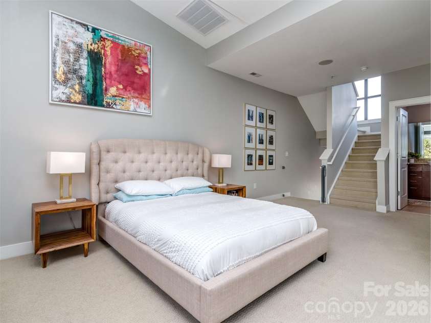 664 Garden District Drive, Charlotte, NC 28202.  MLS# CAR4410067, YatesRealty ID 44018. Primary suite
