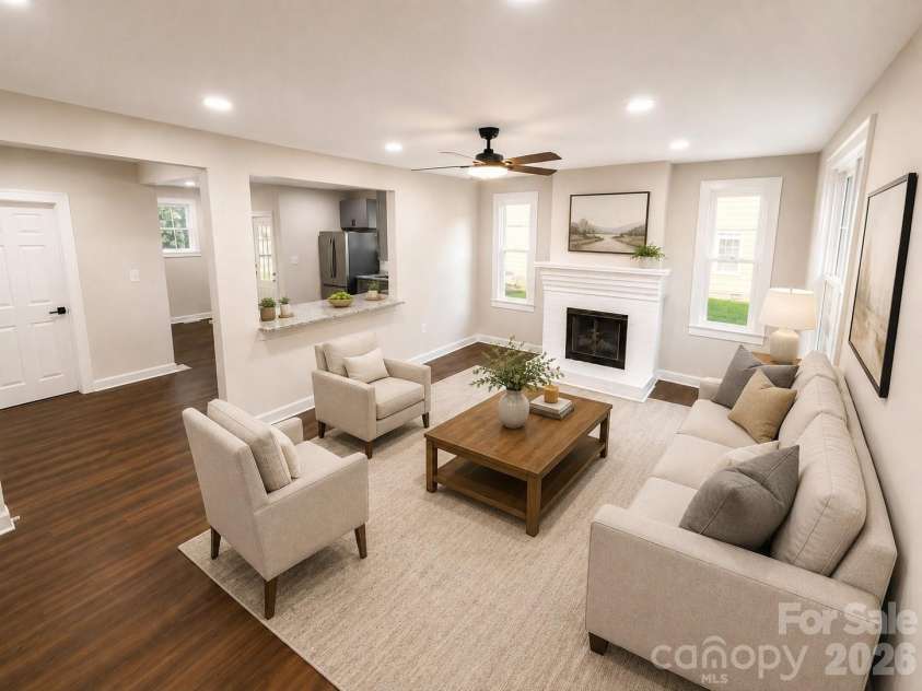 609 Dallas Street, Chester, SC 29706.  MLS# CAR4414278, YatesRealty ID 44028. Digitally staged