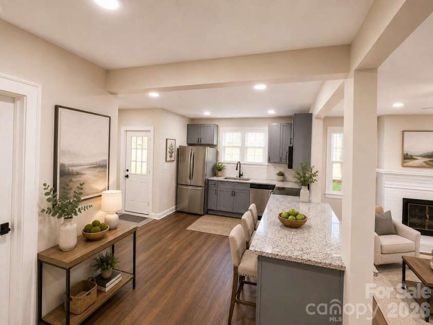 609 Dallas Street, Chester, SC 29706.  MLS# CAR4414278, YatesRealty ID 44028. Digitally staged