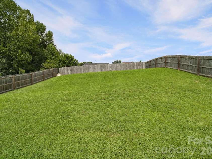 8246 Weeping Fig Lane, Charlotte, NC 28215.  MLS# CAR4413346, YatesRealty ID 44033. Backyard