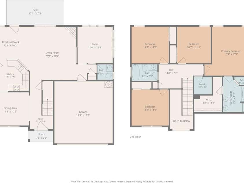 8246 Weeping Fig Lane, Charlotte, NC 28215.  MLS# CAR4413346, YatesRealty ID 44033. Floorplan