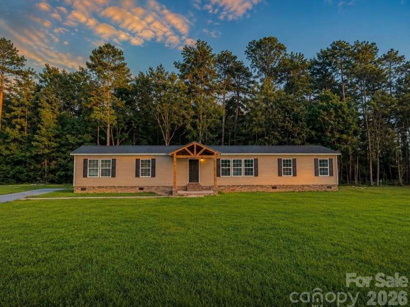1821 Kiker Road, Peachland, NC 28133.  MLS# CAR4412485, YatesRealty ID 44035. 