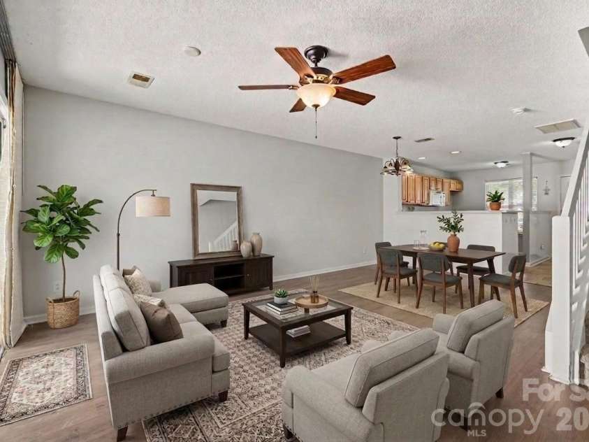 2962 Caldwell Ridge Parkway, Charlotte, NC 28213.  MLS# CAR4412870, YatesRealty ID 44042. Virtually staged