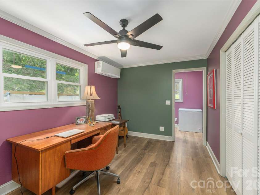 50 Embler Road, Alexander, NC 28701.  MLS# CAR4413083, YatesRealty ID 44048. Bedroom Makes a Great Office