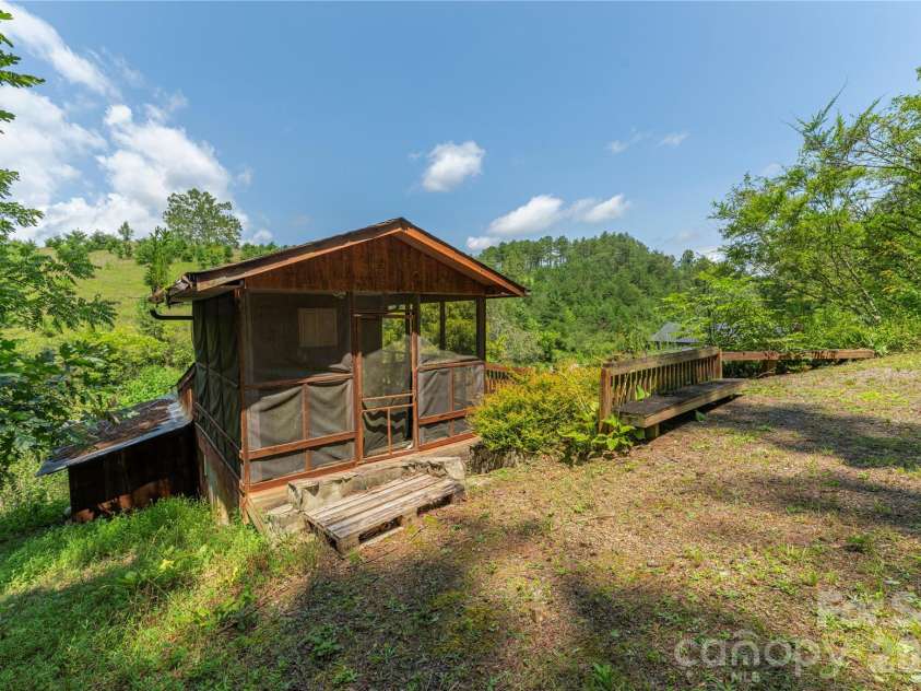 50 Embler Road, Alexander, NC 28701.  MLS# CAR4413083, YatesRealty ID 44048. Enjoy view from firepit