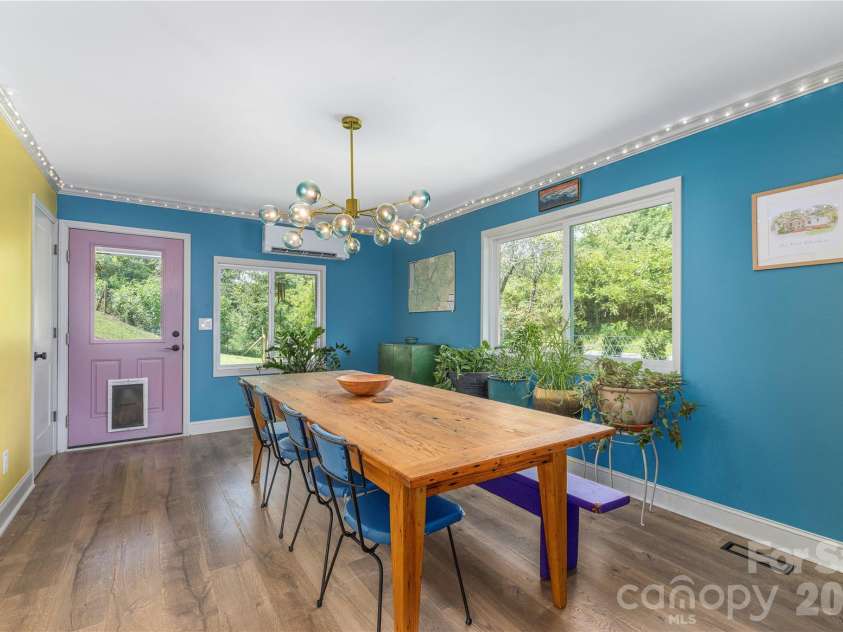 50 Embler Road, Alexander, NC 28701.  MLS# CAR4413083, YatesRealty ID 44048. Large Dining Area