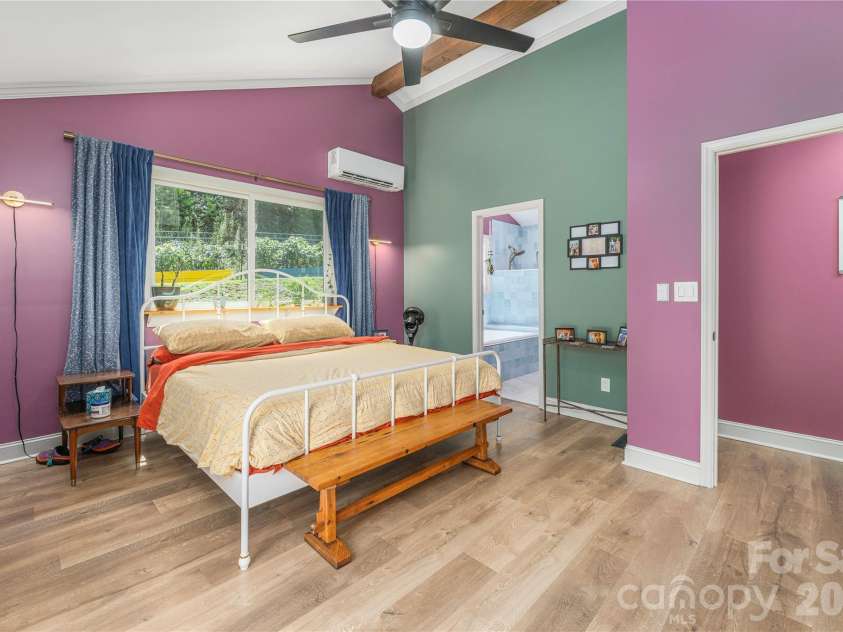 50 Embler Road, Alexander, NC 28701.  MLS# CAR4413083, YatesRealty ID 44048. Luxury Vinyl Plank Floors - Modern Ceiling Fans