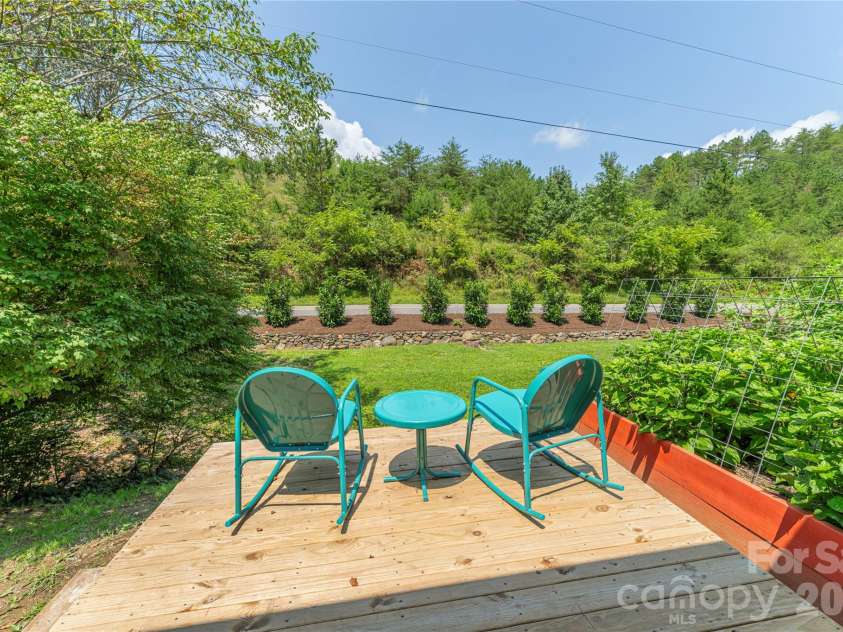 50 Embler Road, Alexander, NC 28701.  MLS# CAR4413083, YatesRealty ID 44048. Several Outdoor Spaces for Entertaining