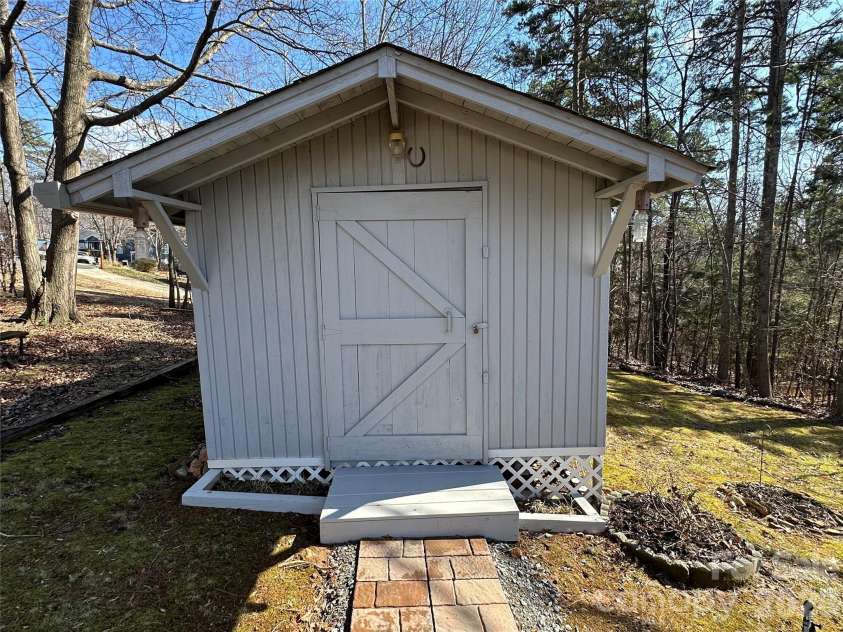 129 Club House Drive, New London, NC 28127.  MLS# CAR4350214, YatesRealty ID 4405. Storage Building