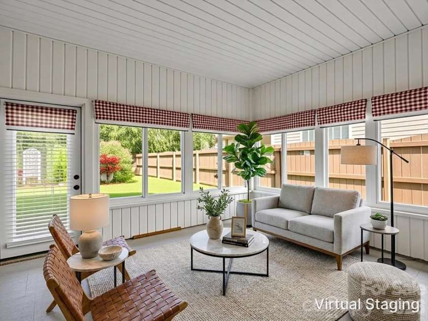 93 Foxtail Court, Hendersonville, NC 28792.  MLS# CAR4414198, YatesRealty ID 44074. Four Season Room with Mini-Split for Heating & Cooling