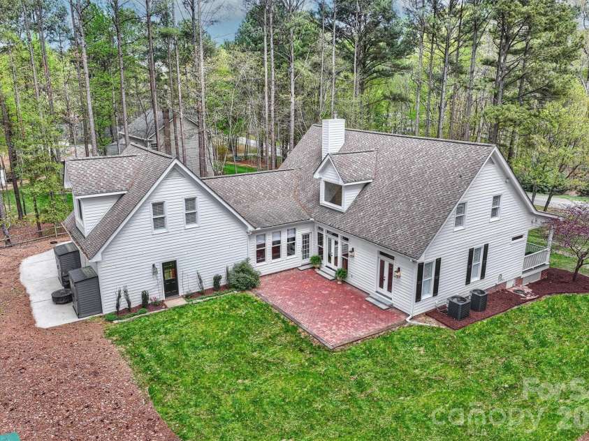 271 Beaten Path Road, Mooresville, NC 28117.  MLS# CAR4364554, YatesRealty ID 44086. Aerial Back