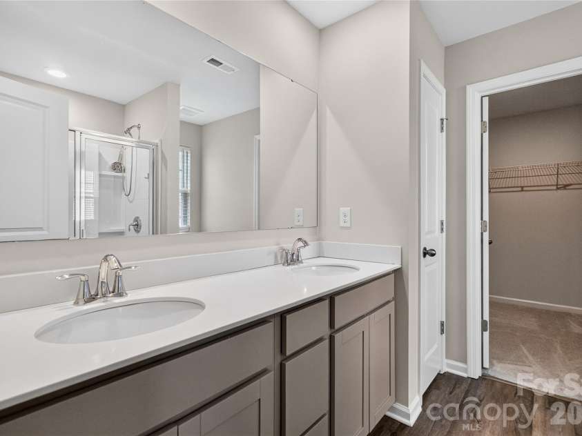 2765 Oldfield Drive, Monroe, NC 28110.  MLS# CAR4414608, YatesRealty ID 44087. Ensuite with Dual Sink Vanities