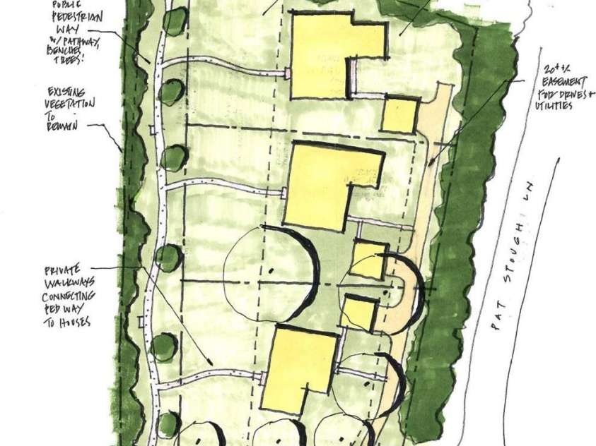 866 Concord Road, Davidson, NC 28036.  MLS# CAR4258993, YatesRealty ID 441. Conceptual Site Plan