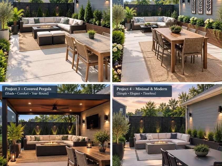 15505 Davidson East Drive, Davidson, NC 28036.  MLS# CAR4413352, YatesRealty ID 44100. Creative ideas generated for this functional backyard using AI