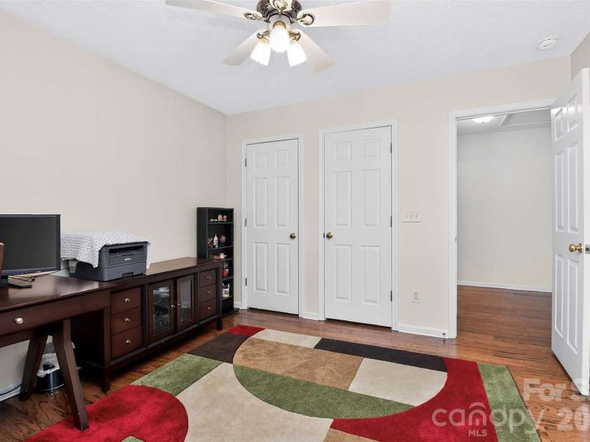14642 Hawick Manor Lane, Pineville, NC 28134.  MLS# CAR4414256, YatesRealty ID 44101. Bedroom 2 being used as office