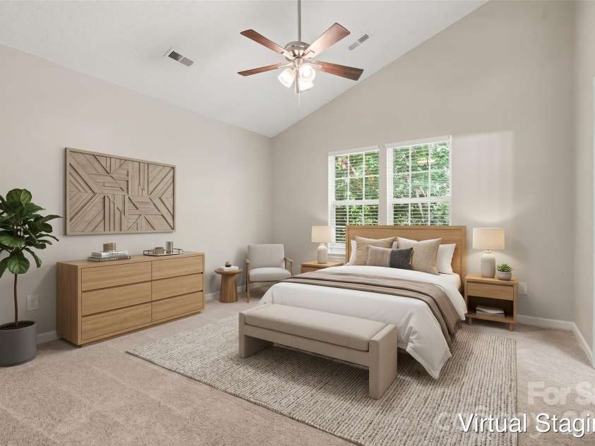 9819 Veronica Drive, Charlotte, NC 28215.  MLS# CAR4413821, YatesRealty ID 44104. Virtually staged