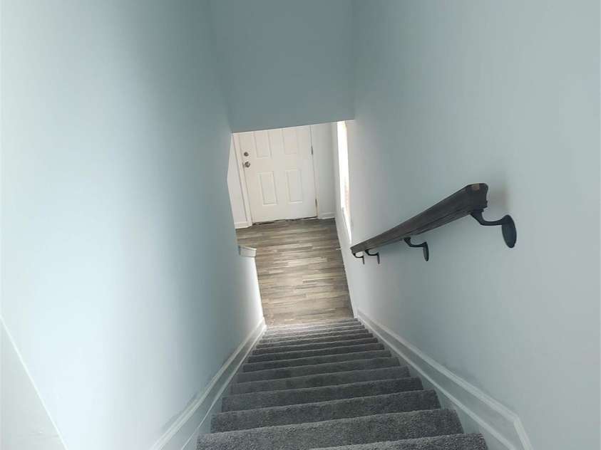2268 Cranberry Way, Salisbury, NC 28147.  MLS# CAR4413804, YatesRealty ID 44106. Stairway down