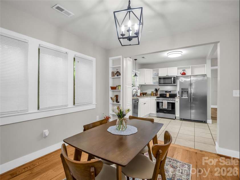 116 Beverly Avenue, Hendersonville, NC 28792.  MLS# CAR4413491, YatesRealty ID 44108. Dining Area