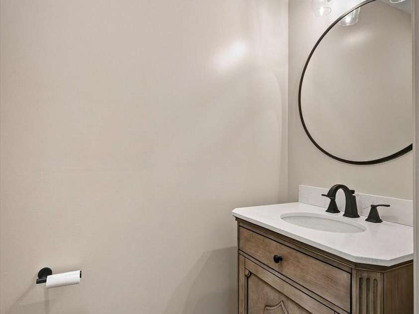 3517 Crestwood Drive, Morganton, NC 28655.  MLS# CAR4412373, YatesRealty ID 44111. Hallway Guest 1/2 Bath
