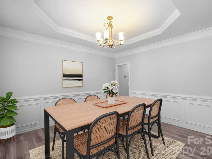 1107 Boulder Court, Waxhaw, NC 28173.  MLS# CAR4396049, YatesRealty ID 44112. Dining room, virtually staged