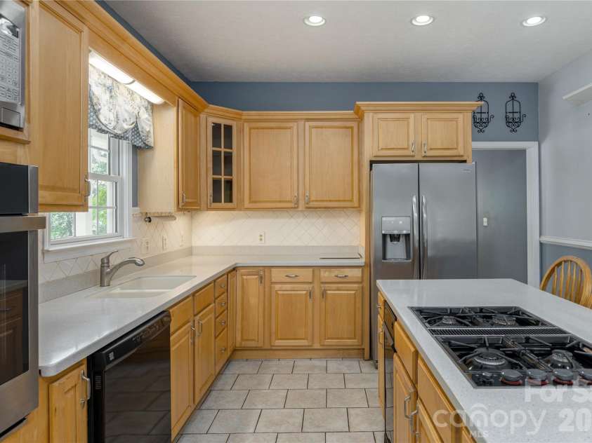 1043 Berea Church Road, Hendersonville, NC 28739.  MLS# CAR4413866, YatesRealty ID 44116. Solid surface countertops