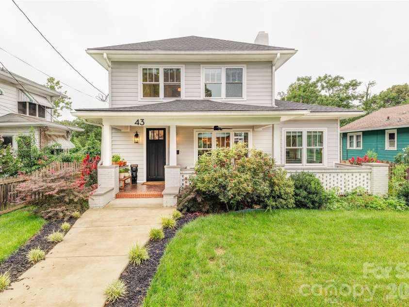 43 Walton Street, Asheville, NC 28801.  MLS# CAR4414367, YatesRealty ID 44124. 