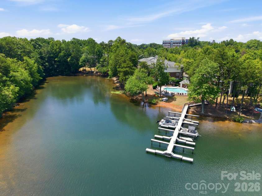 915 Northeast Drive, Davidson, NC 28036.  MLS# CAR4396238, YatesRealty ID 44126. Community boat dock