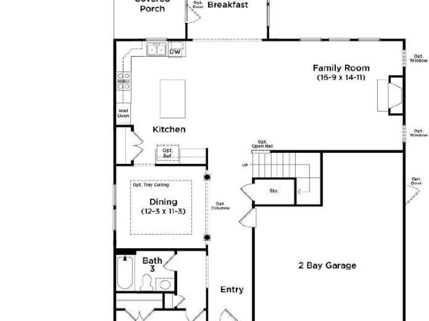 138 Worrells River Road, Belmont, NC 28012.  MLS# CAR4412671, YatesRealty ID 44127. Layout reference only. Not all optional options included