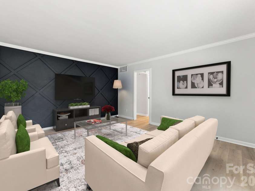 4100 Sudbury Road, Charlotte, NC 28205.  MLS# CAR4412005, YatesRealty ID 44129. Virtual Staging