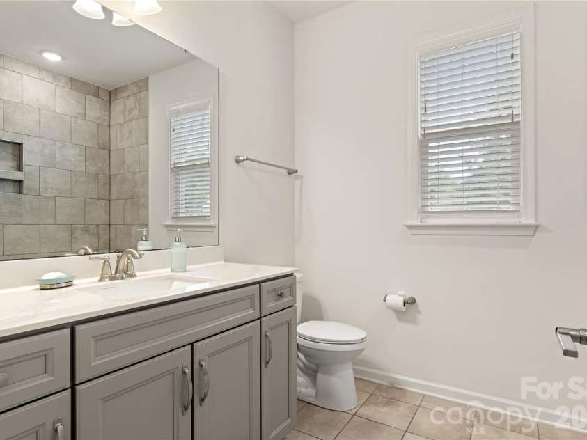 1200 Curling Creek Drive, Indian Trail, NC 28079.  MLS# CAR4414479, YatesRealty ID 44150. 2nd full bath