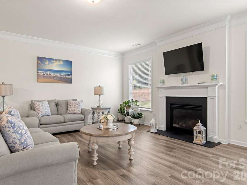 1200 Curling Creek Drive, Indian Trail, NC 28079.  MLS# CAR4414479, YatesRealty ID 44150. Fireplace