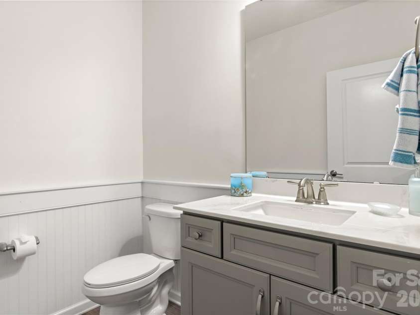 1200 Curling Creek Drive, Indian Trail, NC 28079.  MLS# CAR4414479, YatesRealty ID 44150. Half bathroom