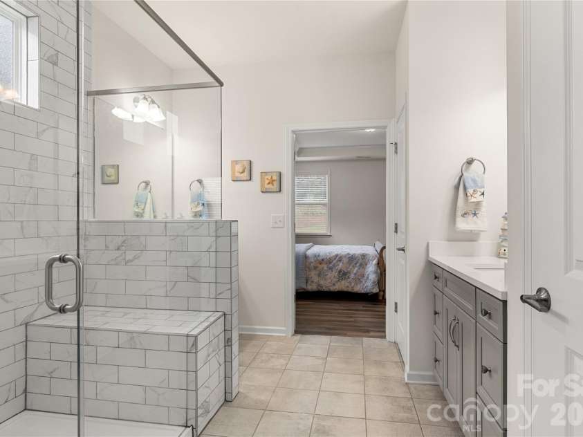 1200 Curling Creek Drive, Indian Trail, NC 28079.  MLS# CAR4414479, YatesRealty ID 44150. Large primary Bath