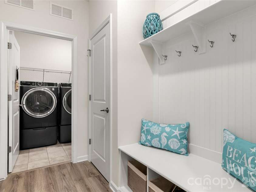 1200 Curling Creek Drive, Indian Trail, NC 28079.  MLS# CAR4414479, YatesRealty ID 44150. Mud room