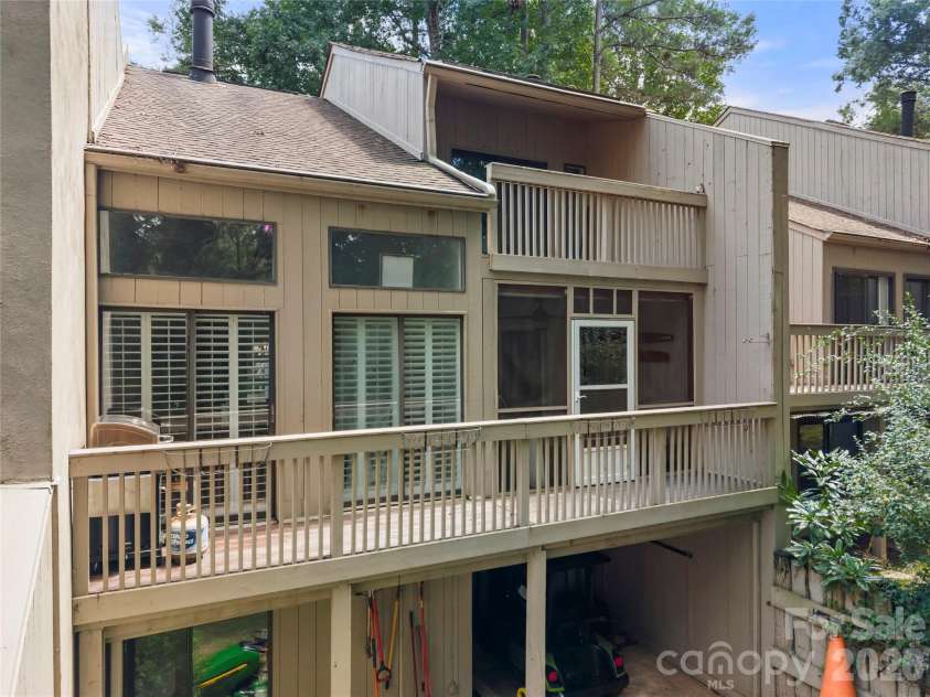 222 Riverview Terrace, Lake Wylie, SC 29710.  MLS# CAR4411366, YatesRealty ID 44151. Condo view of back