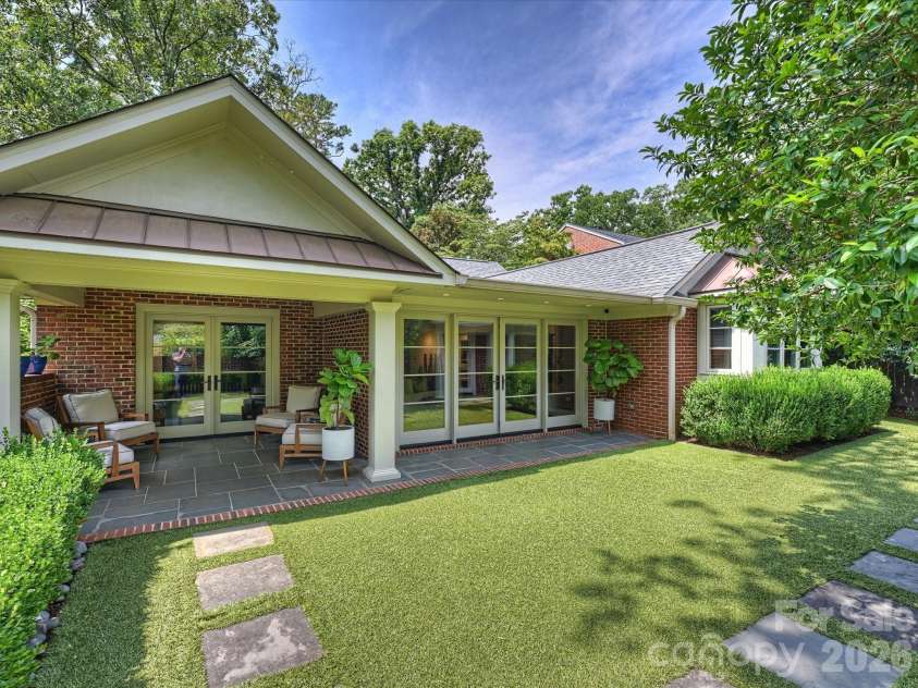 943 Romany Road, Charlotte, NC 28203.  MLS# CAR4414377, YatesRealty ID 44157. Rear Exterior